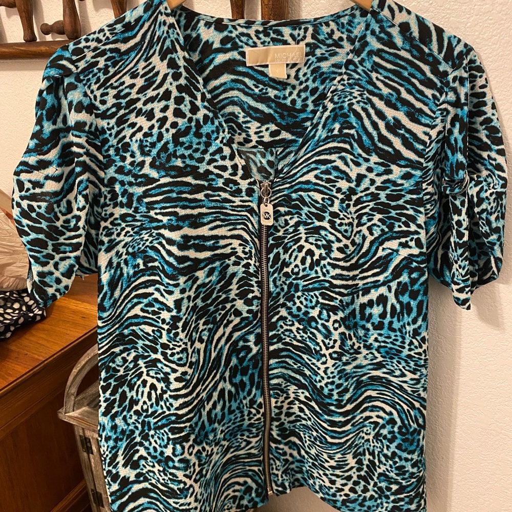 Michael Kors Animal Print Shirt